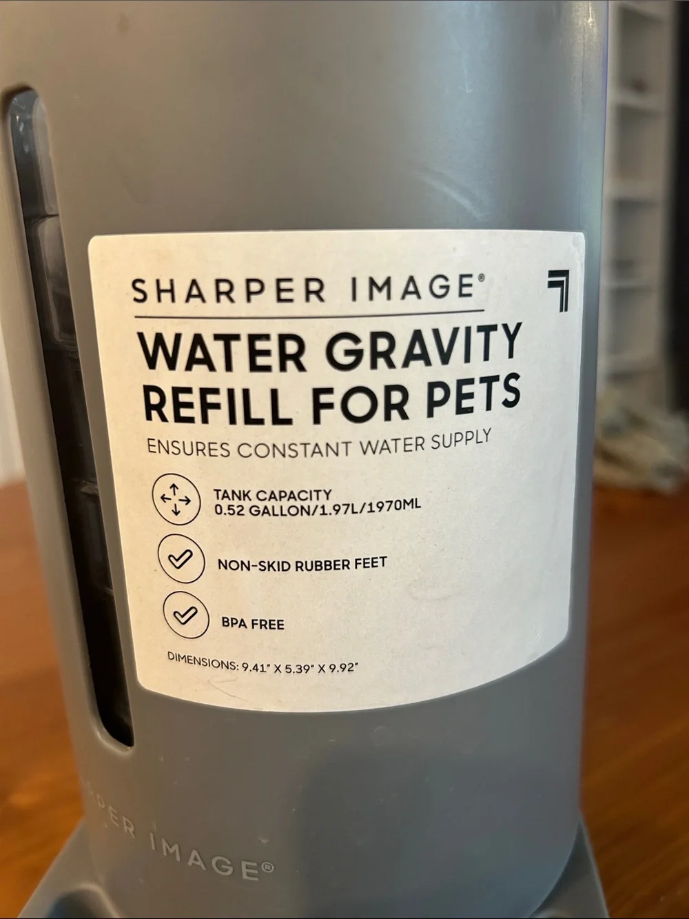Sharper Image Water Gravity Refill for Pets. Dogs and cats.